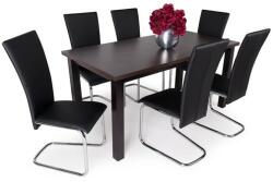  Paulo szék Berta asztal - 6 személyes étkezőgarnitúra