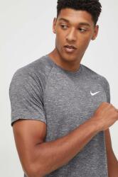 Nike tricou de antrenament culoarea gri, melanj 9BYX-TSM1EG_90X