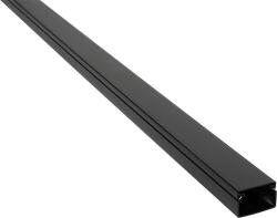 ELMARK 16x16 PLASTIC CABLE TRUNKING CT2 BLACK (5621616BL)