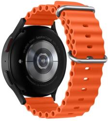 Okosóra szilikon szíj - Huawei Watch GT 4 (46 mm) szíj - F- Design FS01 - narancssárga szilikon szíj (szíj szélesség: 22 mm) - tokgalaxis