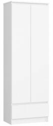 Artool Dulap, placa laminata, 1 sertar, 4 rafturi, 2 usi, alb, 60x35x180 cm (166301-AK) Garderoba