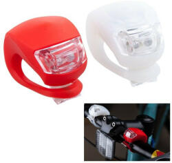  2 db-os LED-es kerékpár lámpa szett szilikon borítással - tok-shop