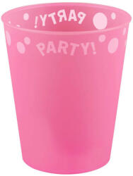 Születésnap Pink, Rózsaszín pohár, műanyag 250 ml