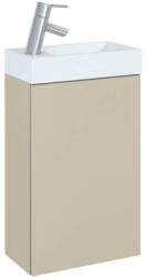 AREZZO design design MINI 40 1 ajtós matt beige (alsószekrény + mosdó) (168995)