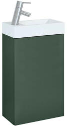AREZZO design design MINI 40 1 ajtós matt zöld (alsószekrény + mosdó) (168993)