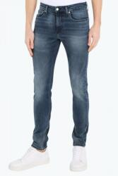 Calvin Klein Jeans Blugi barbati cu aspect prespala si croiala Slim Tapered albastru inchis (FI-J30J323854_EBB5408_B3685741)
