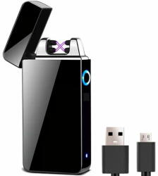  aptel Zseb akkumulátoros plazma USB elektromos öngyújtó