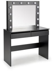 Halmar Hollywood fésülködőasztal, fekete