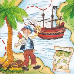 Ambiente Pirate papírszalvéta 33x33cm, 20db-os - szep-otthon