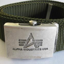 Alpha Industries Heavy Duty Belt 4 cm - replica grey