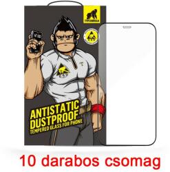 Type Gorilla Samsung A10 TG ESD Anti-Static 10 Darabos 2.5D Full Üvegfólia - Fekete
