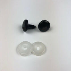  Biztonsági szem fekete - 15 mm