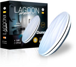 Fénymánia Lagoon PP Dune fehér vízvédett LED mennyezeti lámpa (LEDM-4474) LED 1 izzós IP44 (4474)