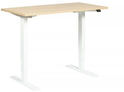 BeActive Easy Elektromosan Állítható Asztal - Fehér, Dió, 25 mm, 120x69