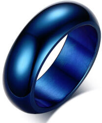 Steeel. hu - Nemesacél ékszer webáruház Kék színű, tükörfényes nemesacél gyűrű - steeel - 8 990 Ft