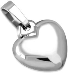 Steeel. hu - Nemesacél ékszer webáruház Ezüst színű, szív alakú gravírozható nemesacél medál