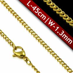 Steeel. hu - Nemesacél ékszer webáruház Elegánsan vékony aranyszínű nyaklánc - steeel - 5 890 Ft
