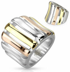 Steeel. hu - Nemesacél ékszer webáruház Arany, vörös arany és ezüst színű gyűrű