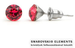 Steeel. hu - Nemesacél ékszer webáruház Jazzy rózsaszín Swarovski® kristályos fülbevaló - Indian Pink