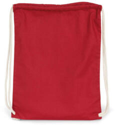 Kimood organikus pamut tornazsák-hátizsák KI0139, Hibiscus Red