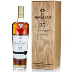 THE MACALLAN - Scotch Single Malt Whisky 25 yo cutie lemn - 0.7L, Alc: 43%