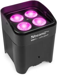 BeamZ BBP54 Proiector de lumini cu baterie, 4x12W, RGBWA-UV, WDMX, negru, BeamZ Professional (150.602)