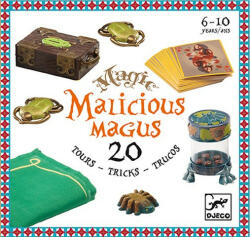 DJECO Colectia magica djeco malicious magus, 20 de trucuri de magie (DJ09964) Figurina