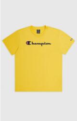Champion Icons Crewneck T-Shirt Large Logo , Galben , L