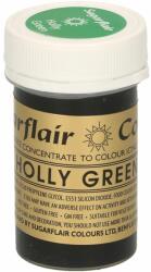Sugarflair Colours Vopsea gel comestibilă verde - Holly Green 25 g