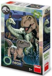 Dino - Puzzle Jurský park - neon - 100 piese
