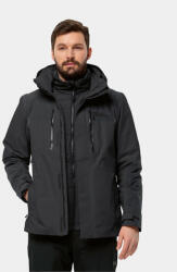 Jack Wolfskin Outdoor kabát Jasper 3In1 Jkt 1115261 Fekete Regular Fit (Jasper 3In1 Jkt 1115261)