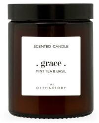 Ambientair Lumânare aromată - Ambientair The Olphactory Mint Tea & Basil Scented Candle 135 g