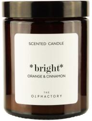 Ambientair Lumânare parfumată în borcan - Ambientair The Olphactory Bright Orange & Cinnamon Scented Candle 135 g