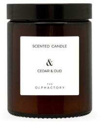 Ambientair Lumânare aromată - Ambientair The Olphactory Cedar & Oud Scented Candle 135 g