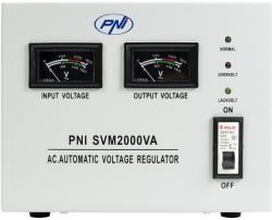 PNI SVM2000VA feszültség stabilizátor, szervomotorral, 1600W, 7, 2A, 230V kimenet (PNI-SVM-2K)