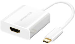 UGREEN 40273 USB-C - HDMI 1.4 adapter, 4K (fehér) (40273) - mi-one