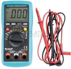 Extol digitális multiméter, Amper/Volt/Ohm mérő, hangjelző funkcióval, CE, 3 db 1, 5V AAA elem - MBL 8831250 (MBL 8831250)