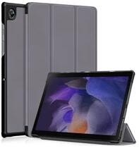Gigapack GP-126375 Samsung Galaxy Tab A8 10.5 LTE (2021)SM-X205/WIFI (2021)SM-X200 szürke bőr hatású oldalra nyíló tok (GP-126375)