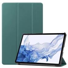 Gigapack GP-147035 Samsung Galaxy Tab S9 LTE (SM-X716)/WIFI (SM-X710) sötétzöld bőr hatású oldalra nyíló tok (GP-147035)