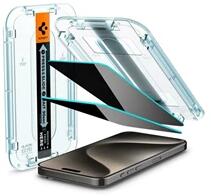 Spigen EZ FIT AGL06874 Apple iPhone 15 Pro Max 2db átlátszó képernyővédő üveg (AGL06874)