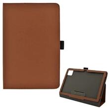 Gigapack GP-149362 T Tablet 5G ( 2023 ) sötétbarna textil hatású oldalra nyíló tok (GP-149362)