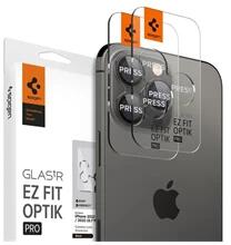 Spigen OPTIK PRO AGL05205 Apple iPhone 14 Pro Max/14 Pro/15 Pro Max 2db fekete kameravédő üveg (AGL05205)