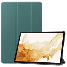Gigapack GP-147068 Samsung Galaxy Tab S9 Plus LTE (SM-X816)/WIFI (SM-X810) sötétzöld bőr hatású oldalra nyíló tok (GP-147068)