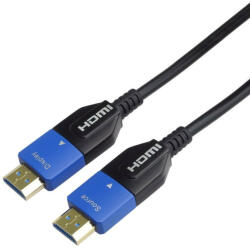 PremiumCord Ultra High Speed HDMI 2.1 optikai kábel 8K@60Hz 4K@120Hz 15m aranyozott kábel (kphdm21m15)