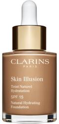 Clarins Skin Illusion Natural Hydrating Foundation makeup radiant cu hidratare SPF 15 culoare 114N Cappuccino 30 ml