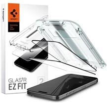 Spigen EZ FIT HD AGL06893 Apple iPhone 15 Pro 2db fekete képernyővédő üveg (AGL06893)