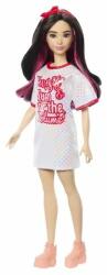 Mattel Barbie: Fashionista 65. évfordulós baba Twist & Turn up the volume feliratos ruhában (HRH12) - jateknet