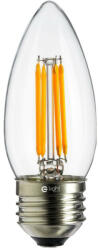 Eko-Light E27 C37 Filament LED izzó 4W 400lm 2700K meleg fehér - 35W-nak megfelelő (EKZF003)