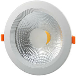 OPTONICA süllyesztett COB LED mélysugárzó lámpatest 20W 1600lm 4500K nappali fehér 145° 3274 (3274)