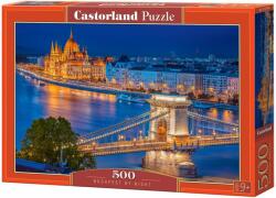 Castorland Пъзел Castorland от 500 части - Будапеща през нощта (B-53940)